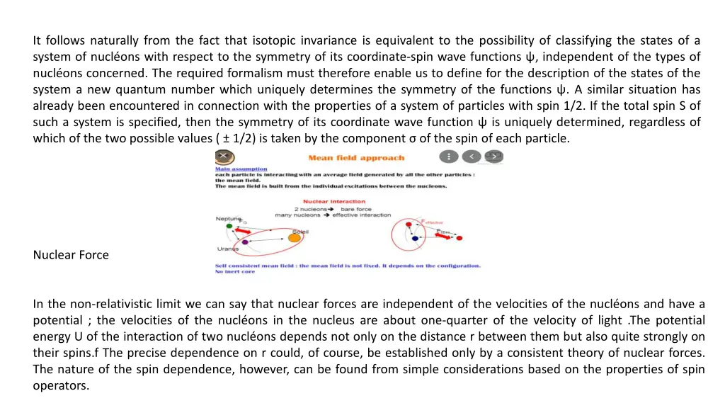 it follows naturally from the fact that isotopic