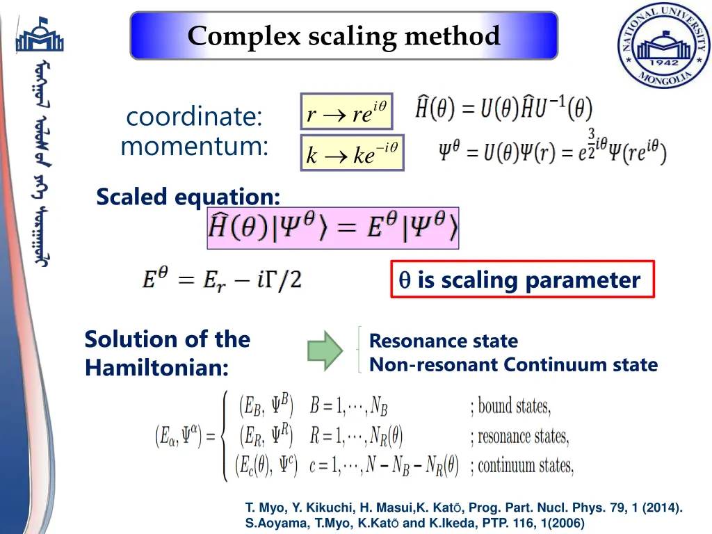 complex scaling method