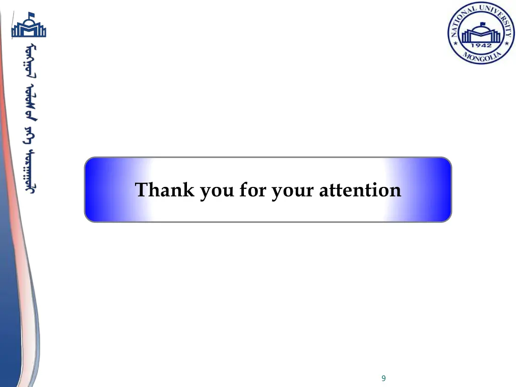 thank you for your attention