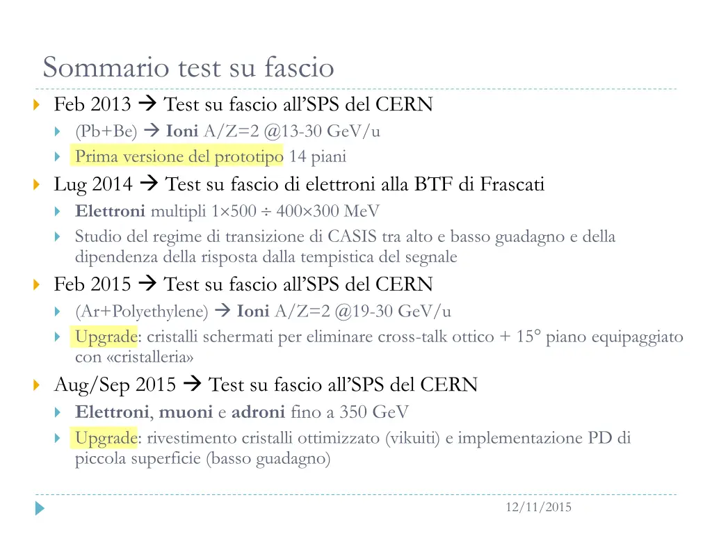 sommario test su fascio feb 2013 test su fascio