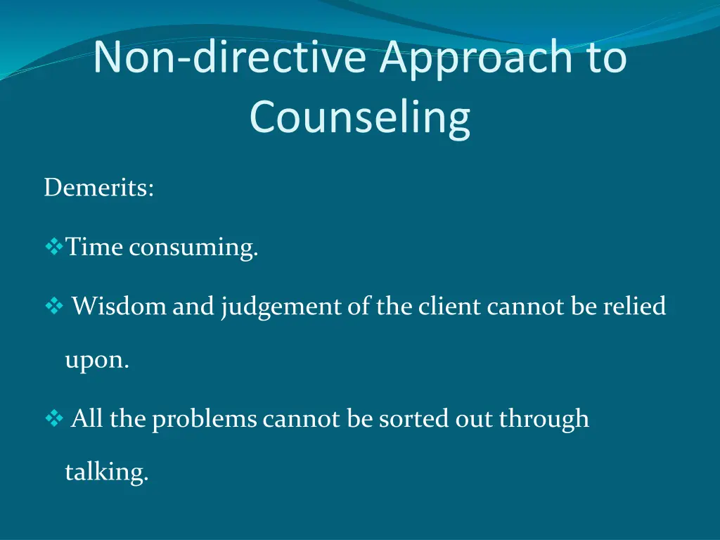 non directive approach to counseling 3