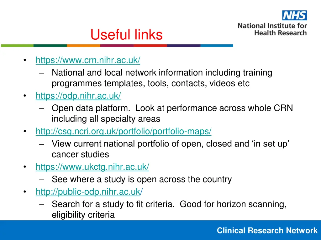 useful links