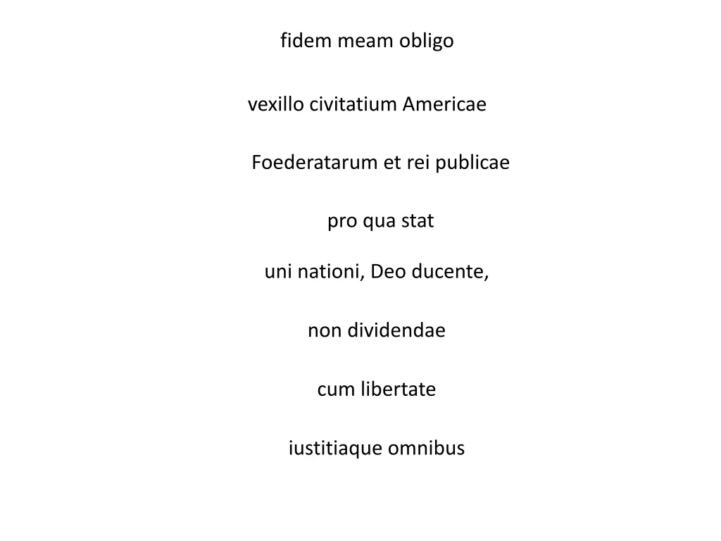 fidem meam obligo 2