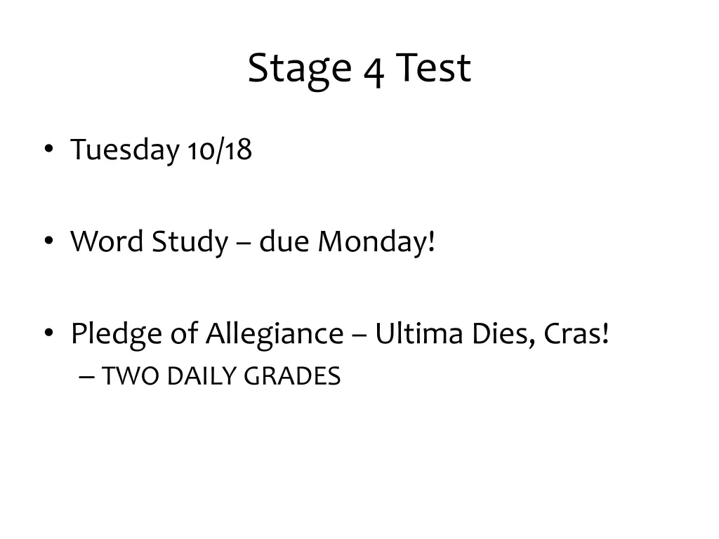 stage 4 test 2