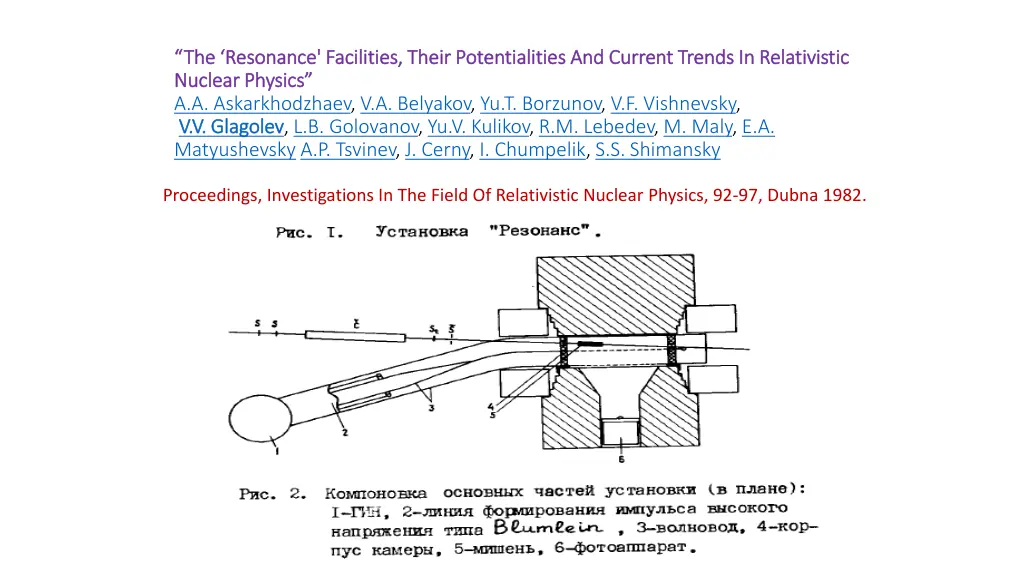 the the r resonance facilities their