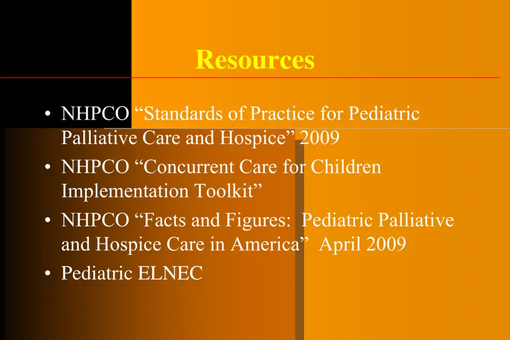 resources