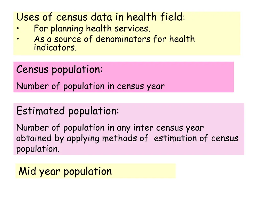 uses of census data in health field for planning