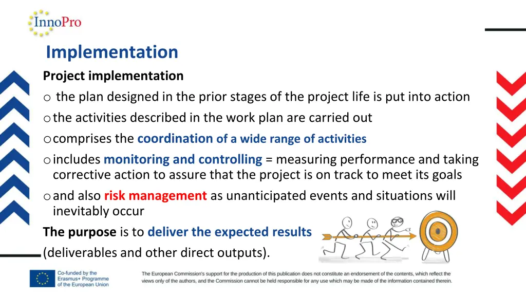 implementation project implementation o the plan