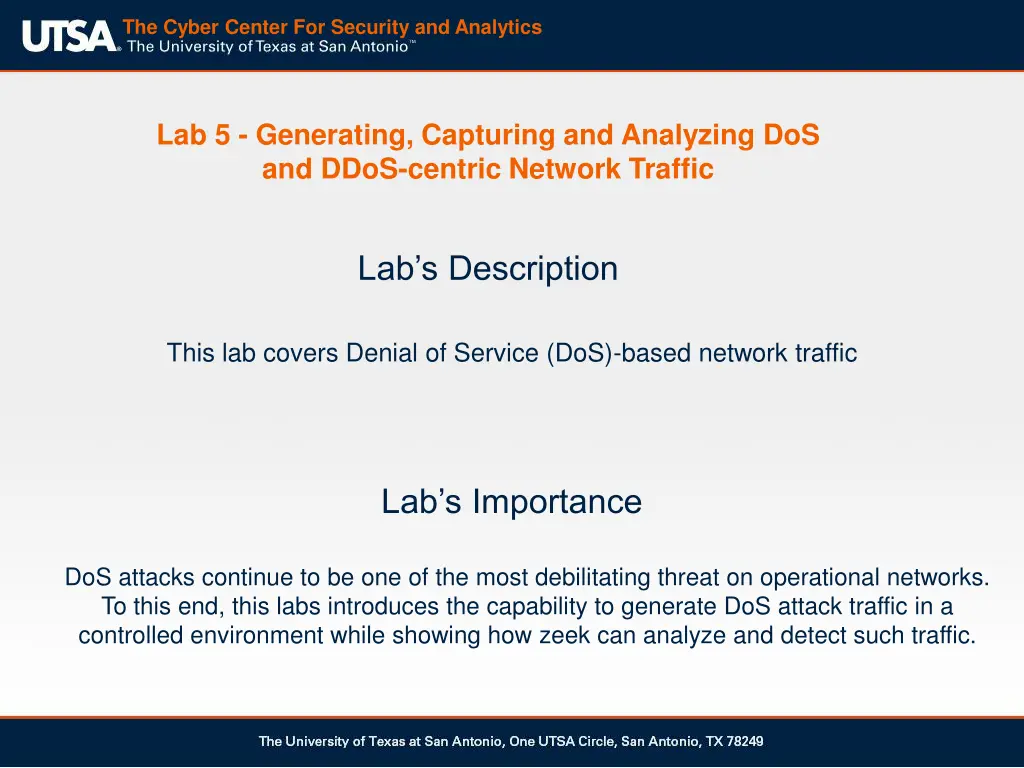 the cyber center for security and analytics 11