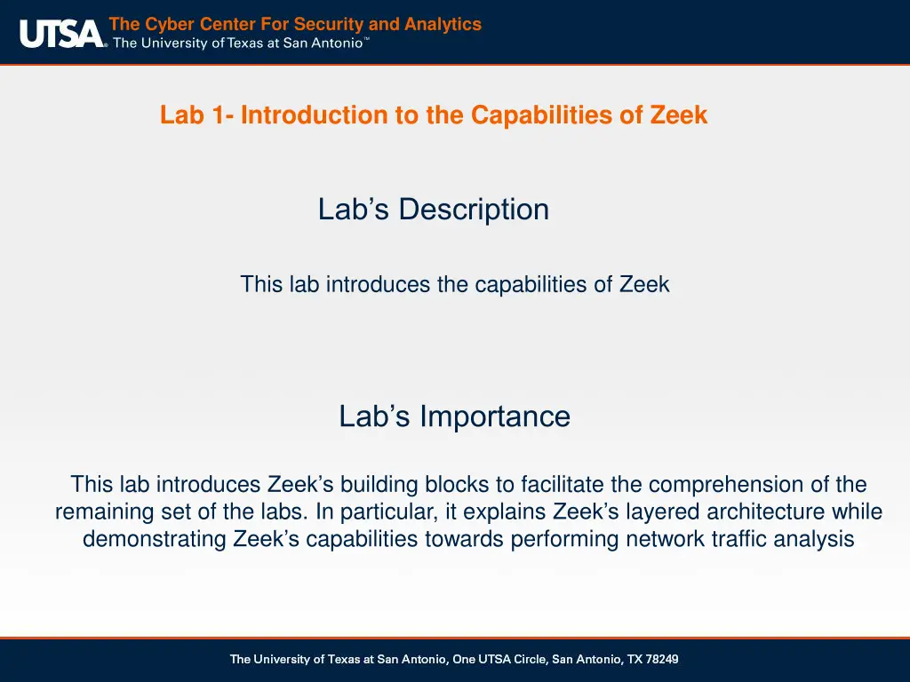 the cyber center for security and analytics 2