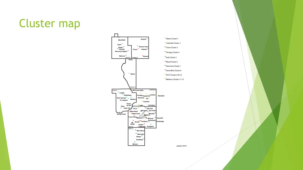 cluster map