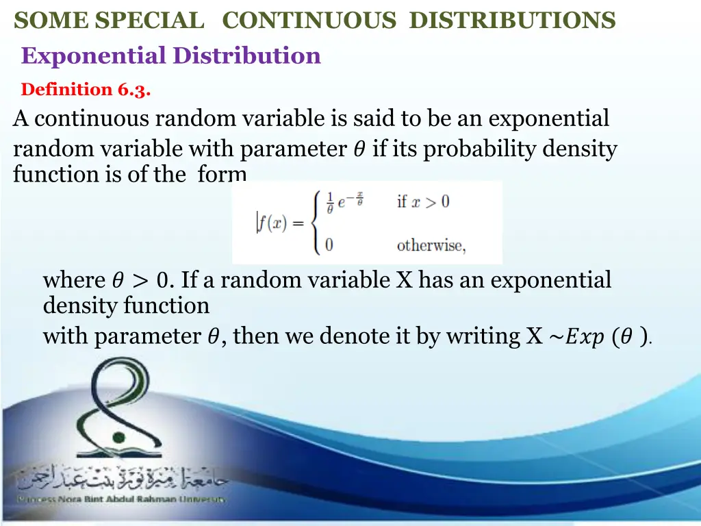 some special continuous distributions exponential