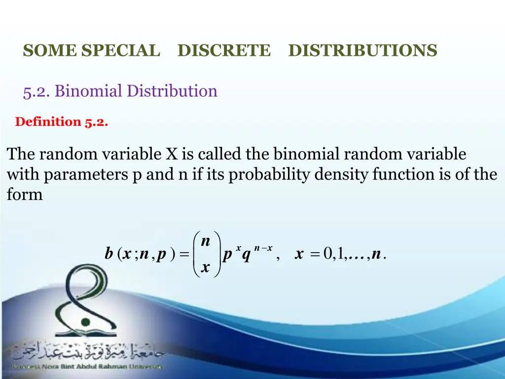 some special discrete distributions