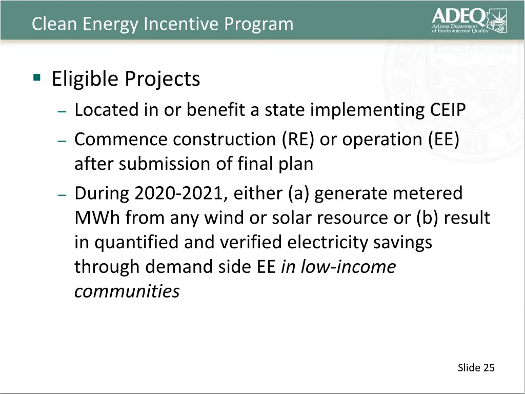 clean energy incentive program