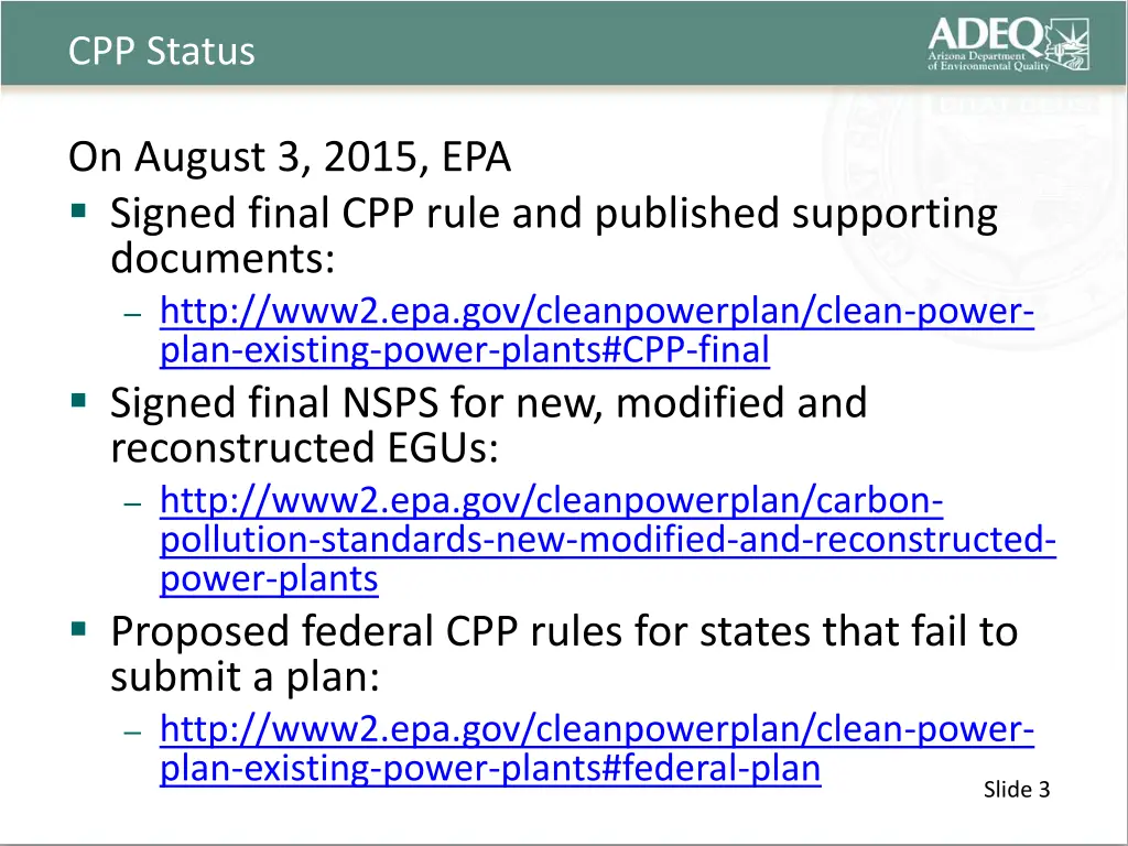 cpp status