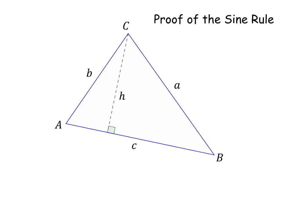 proof of the sine rule 1