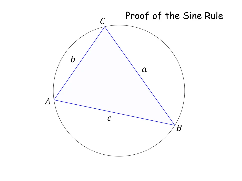 proof of the sine rule 4