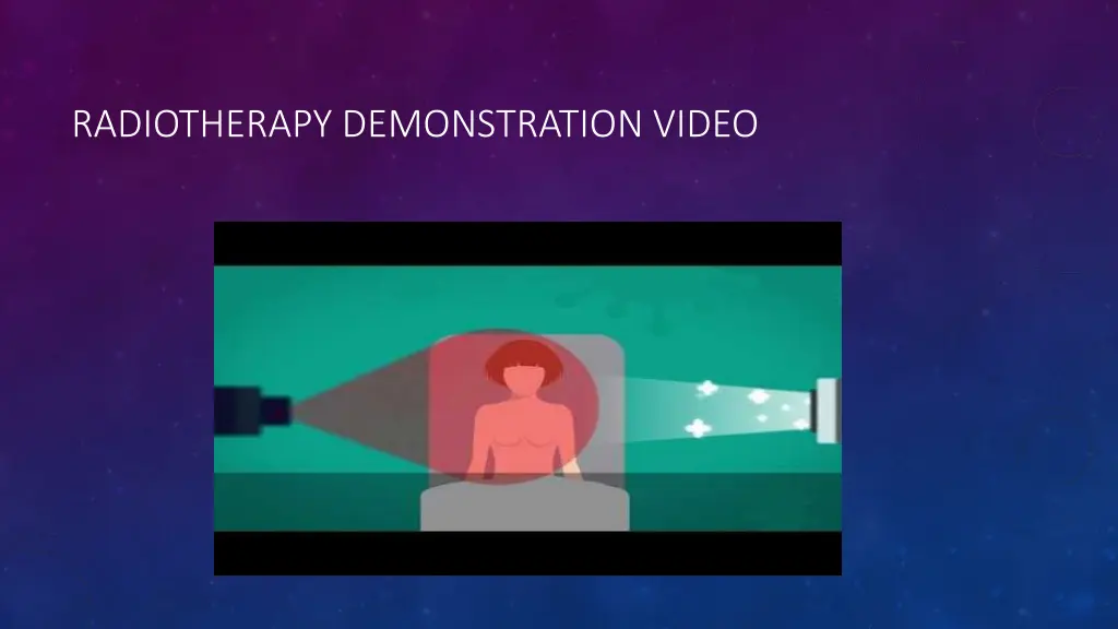 radiotherapy demonstration video