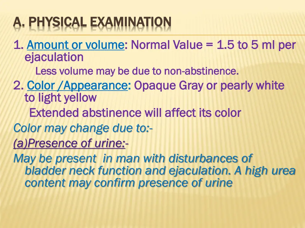 a physical examination a physical examination