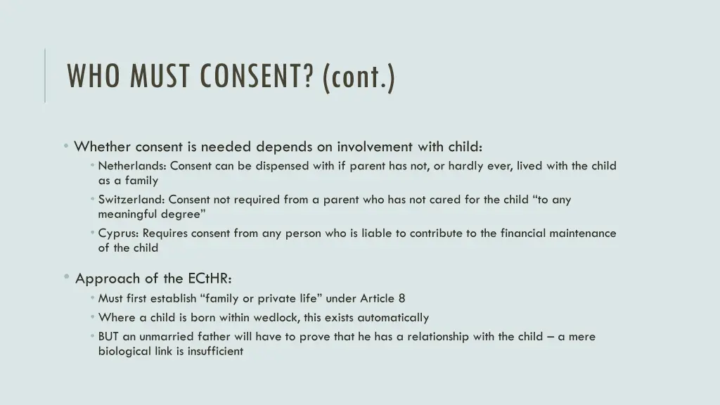who must consent cont