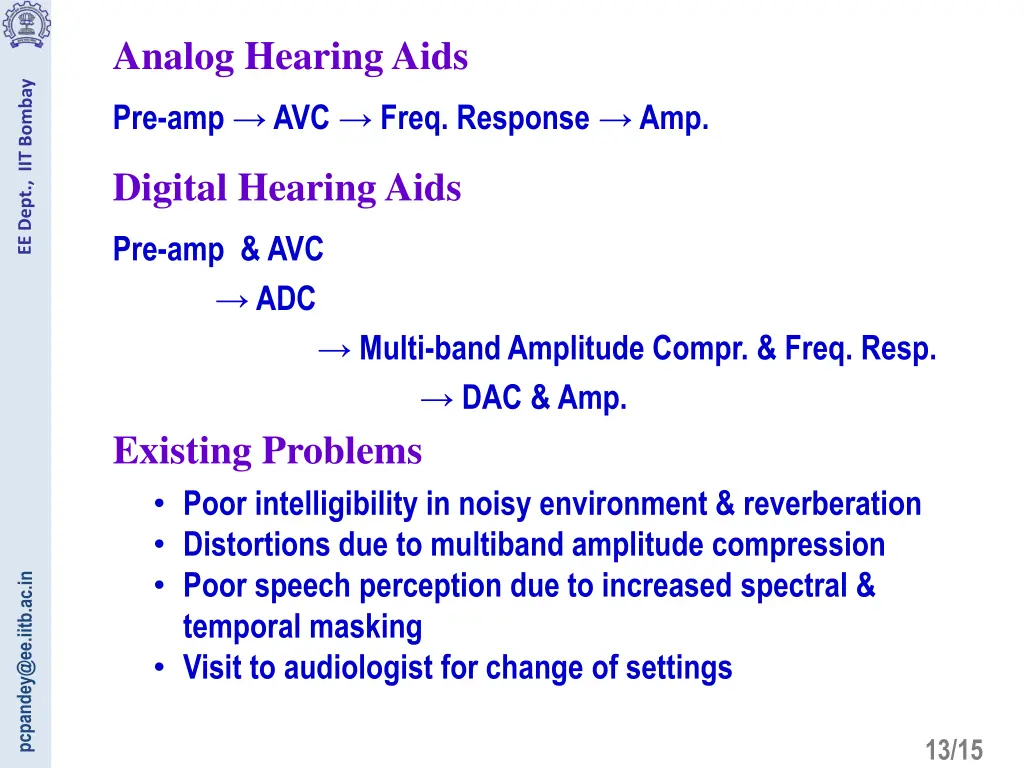 analog hearing aids