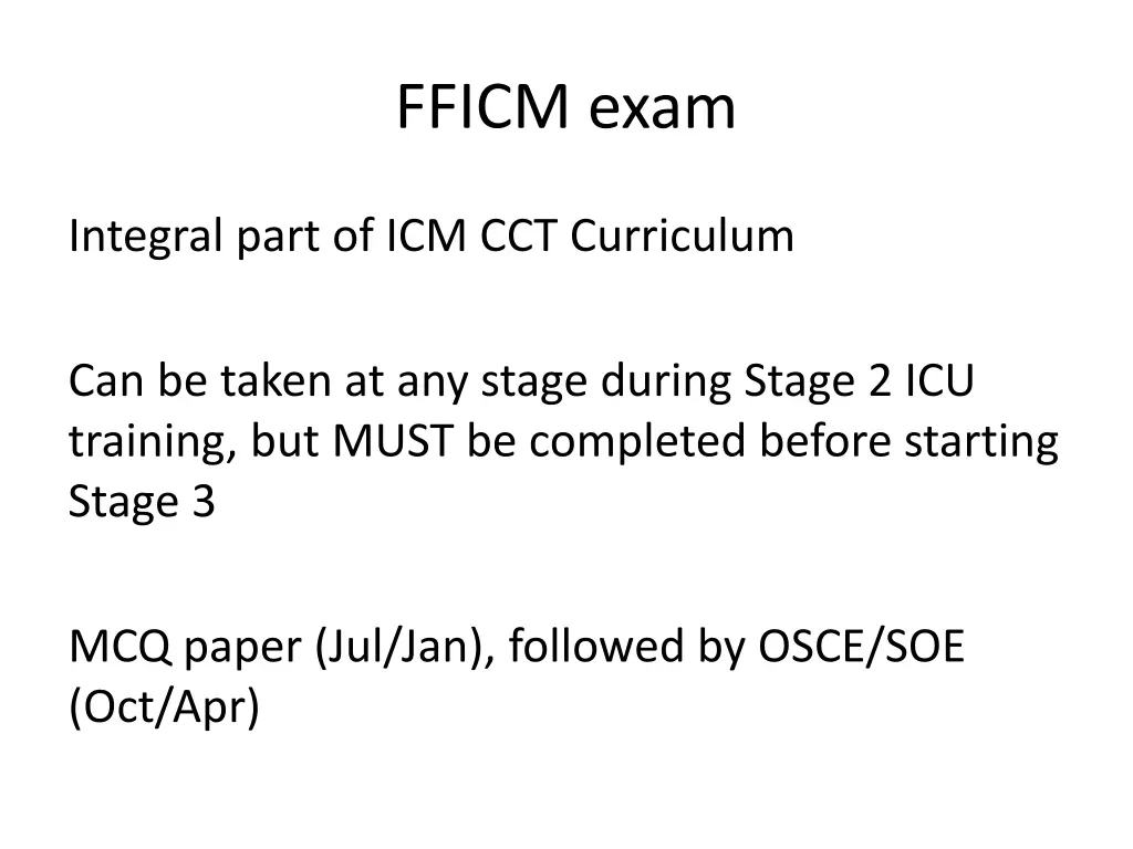 fficm exam