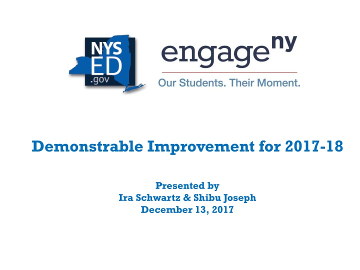 demonstrable improvement for 2017 18