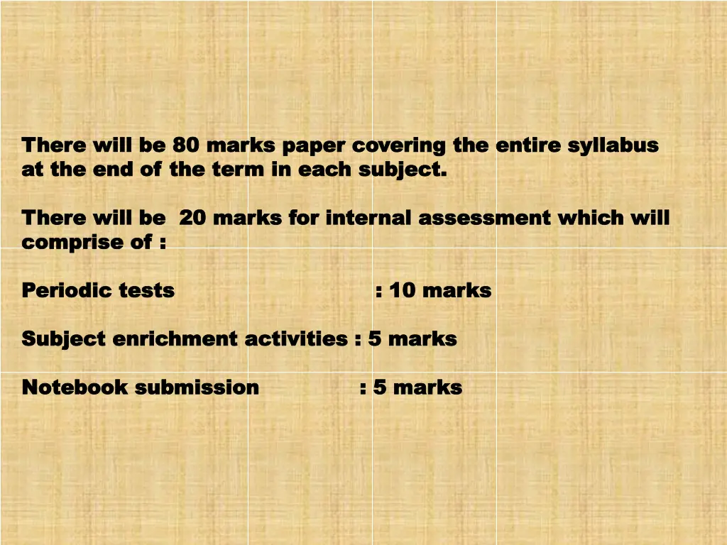there will be 80 marks paper covering the entire