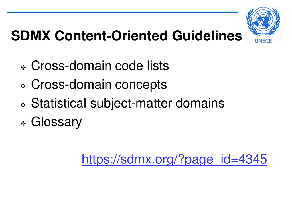 sdmx content oriented guidelines
