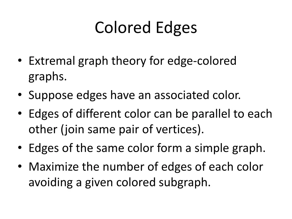 colored edges