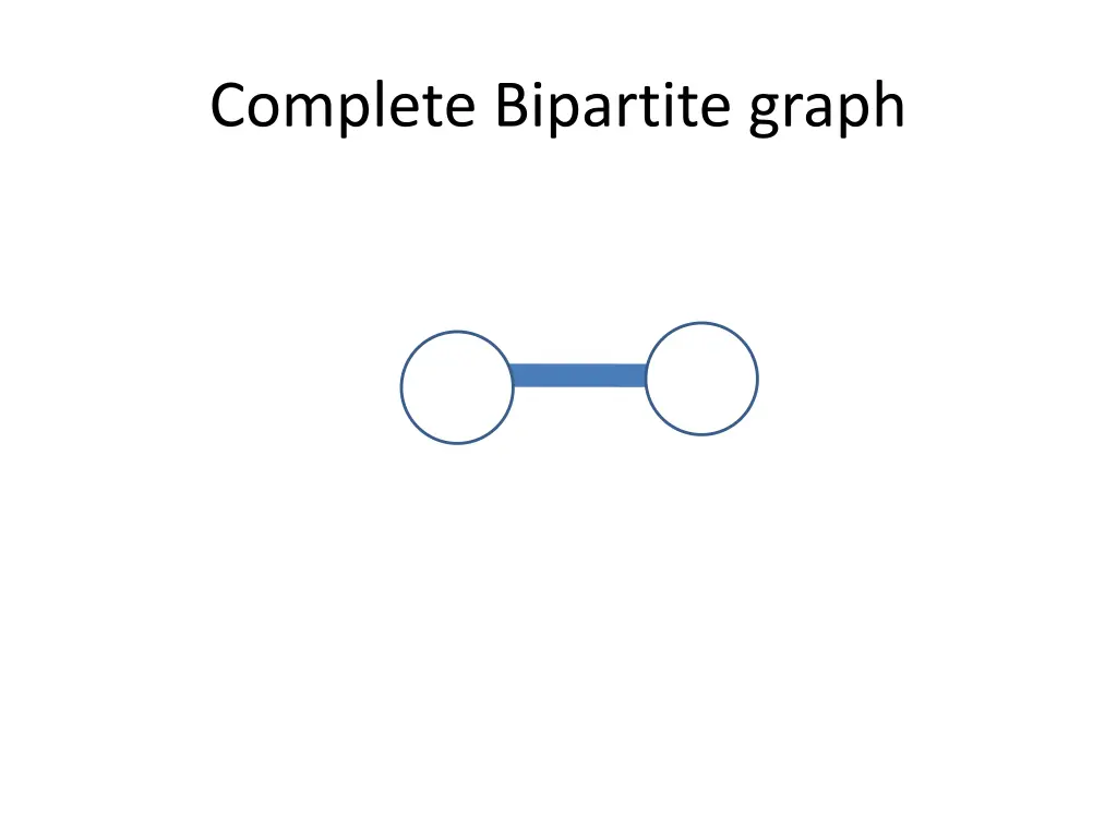 complete bipartite graph