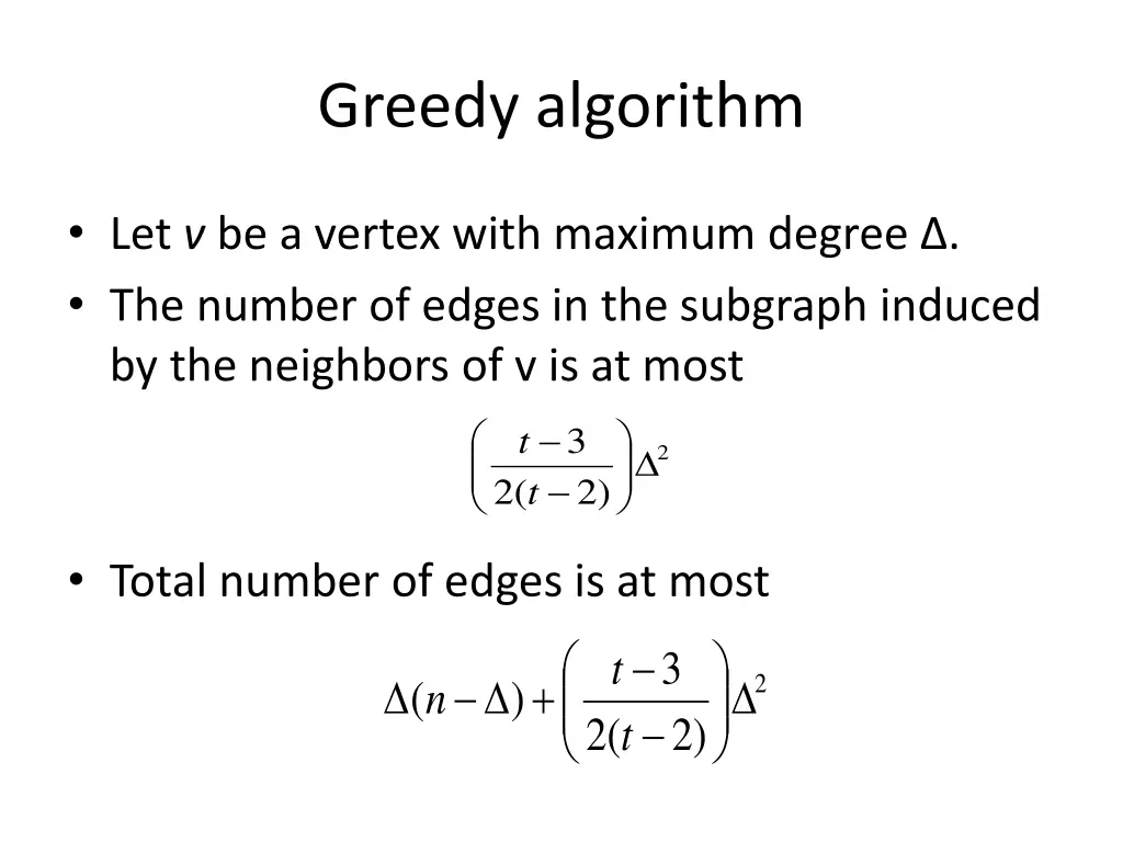 greedy algorithm