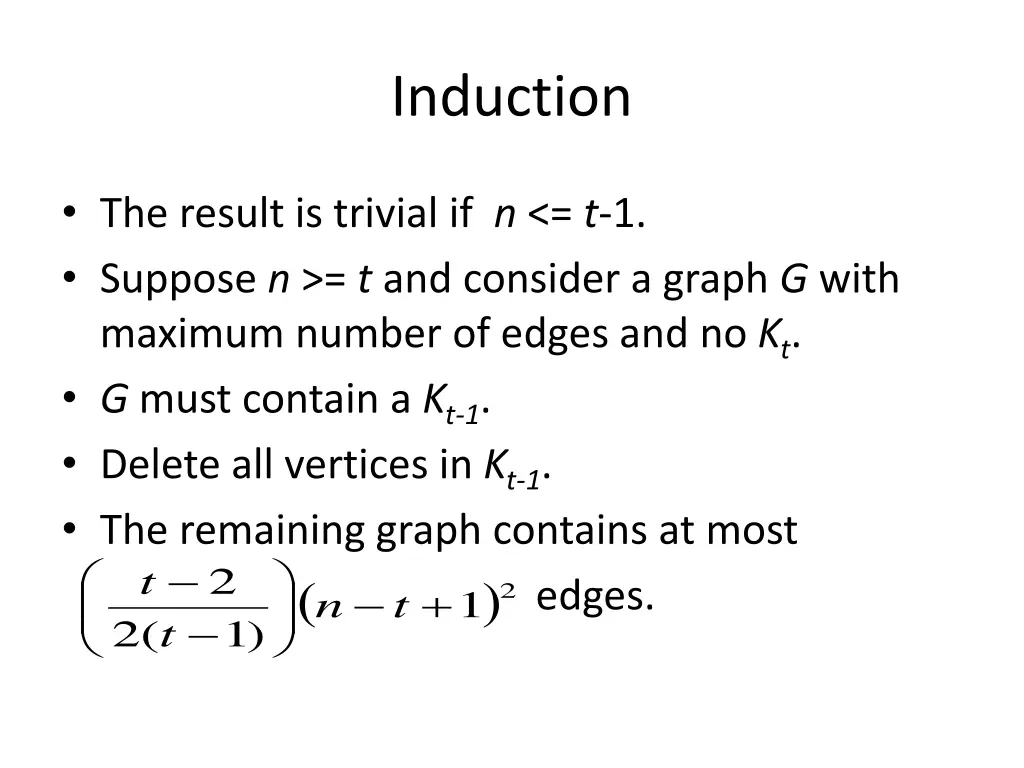 induction