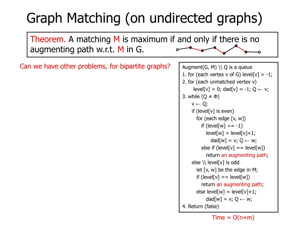graph matching on undirected graphs 12