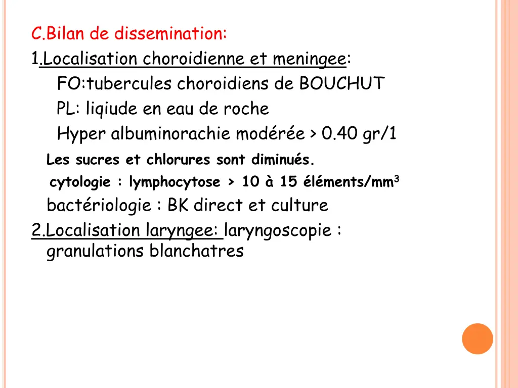 c bilan de dissemination 1 localisation