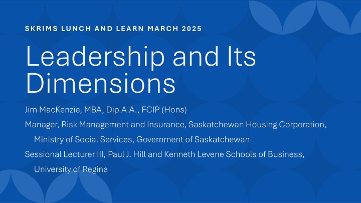 skrims lunch and learn march 2025 leadership