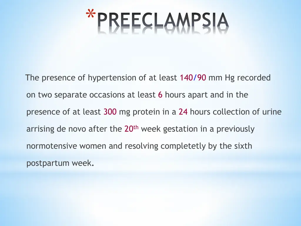 preeclampsia