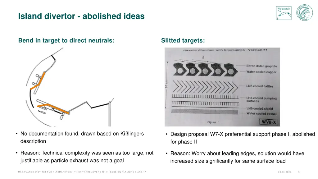 island divertor abolished ideas