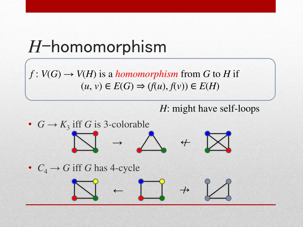 h homomorphism