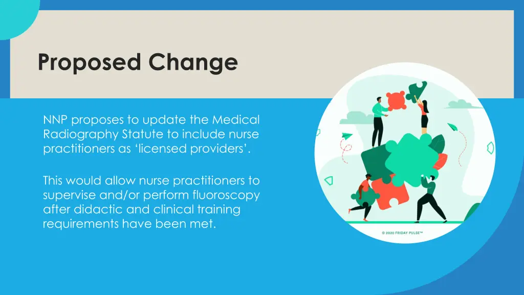 proposed change