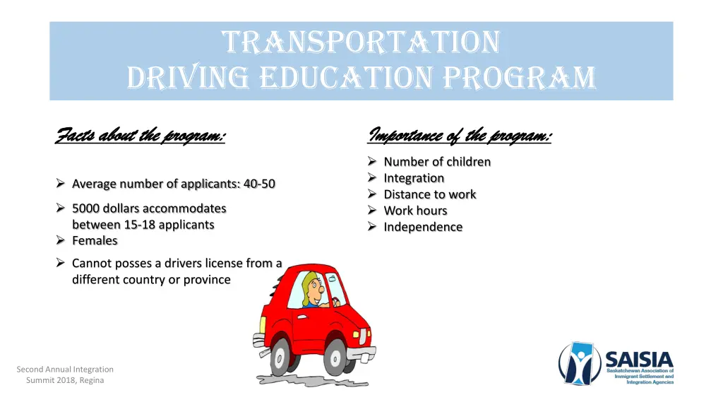 transportation driving education program