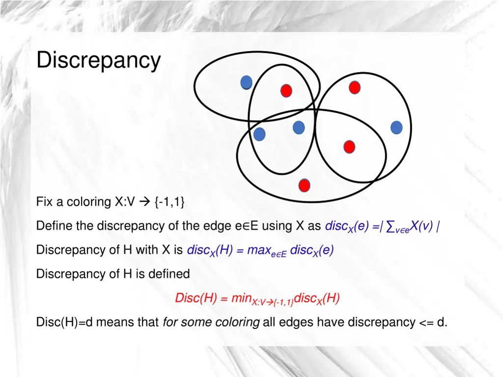 discrepancy 1