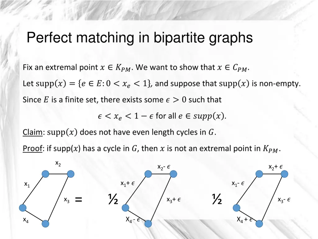 perfect matching in bipartite graphs 6