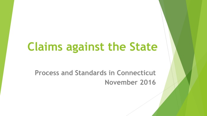 claims against the state