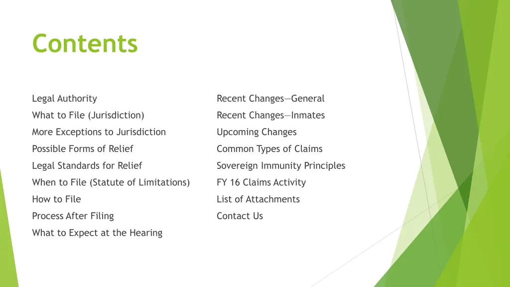 contents