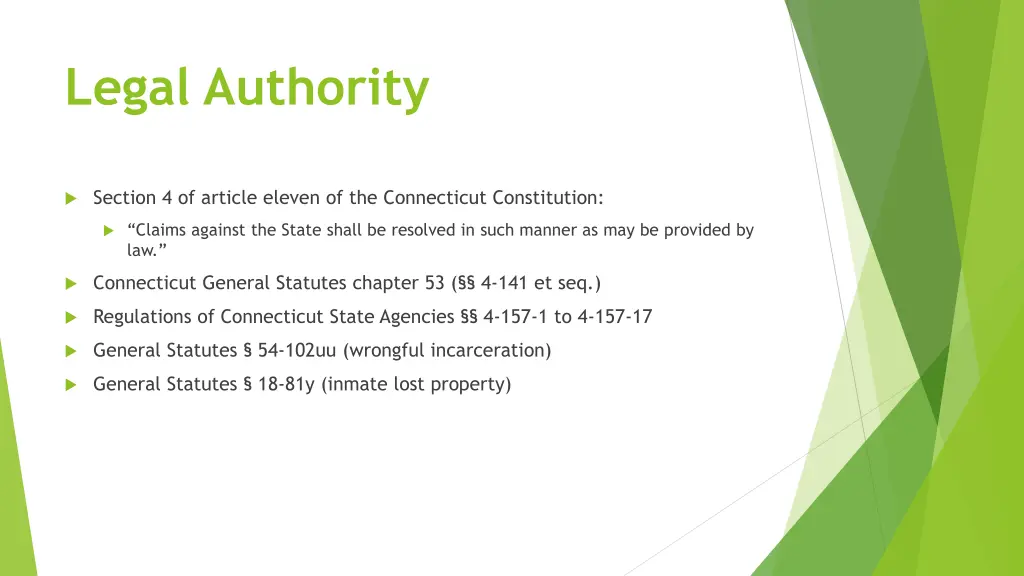 legal authority