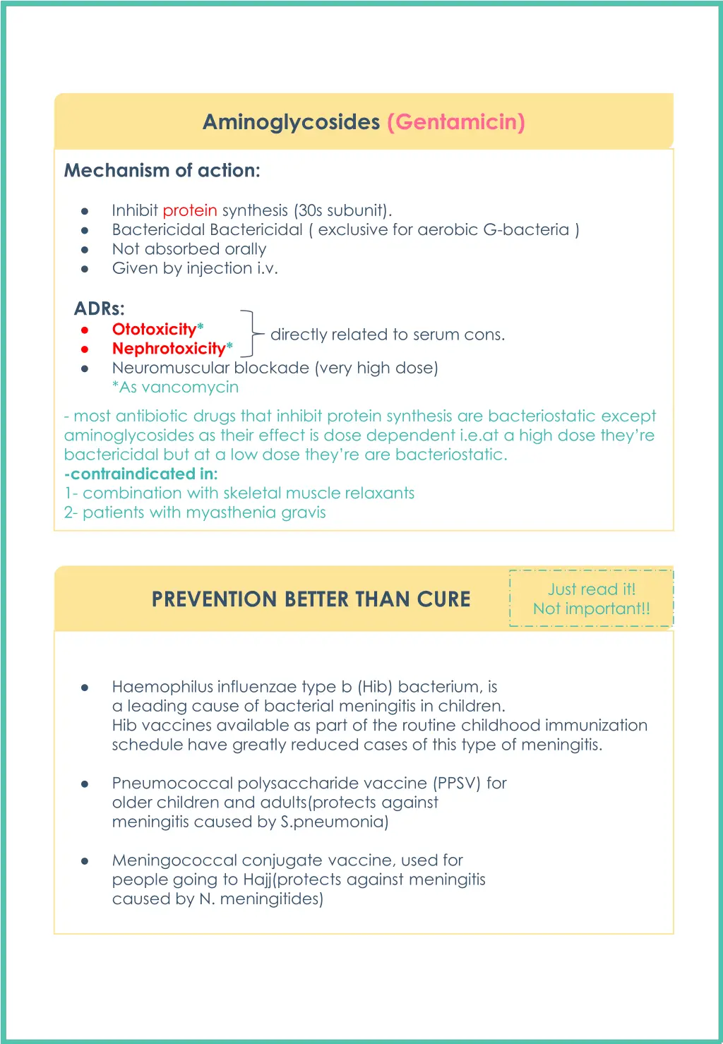 aminoglycosides gentamicin