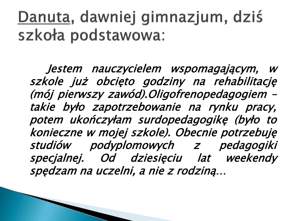 szkole m j takie potem konieczne studi