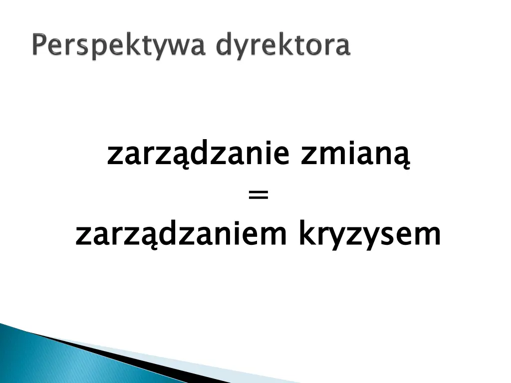 zarz dzanie zmian z z arz dzaniem kryzysem