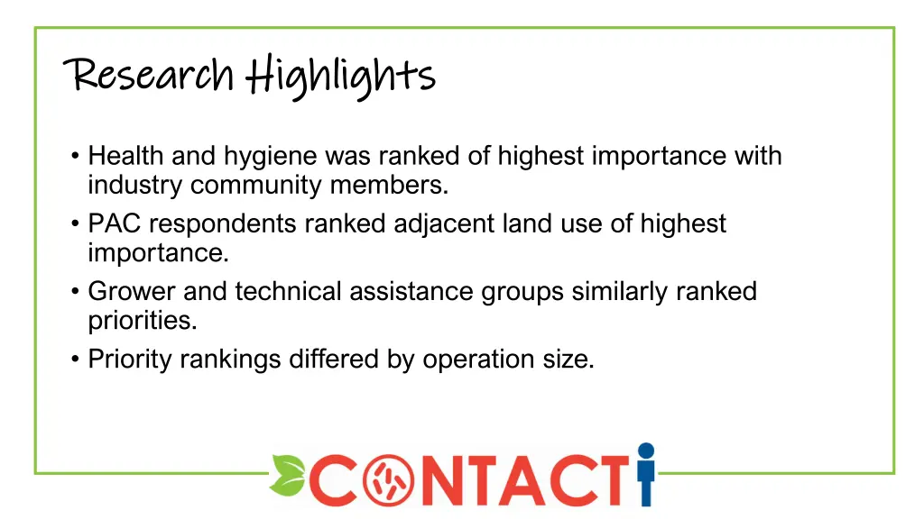 research highlights research highlights